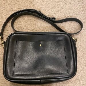 Madewell black transport bag